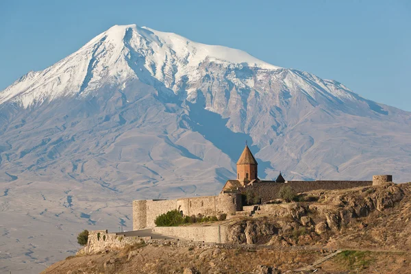 Ancient Armenian church Khor Virap — Stock Photo, Image