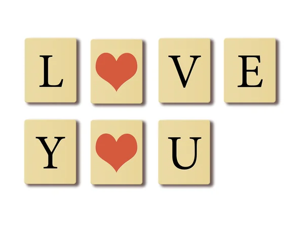 I love you. — Stock Photo, Image