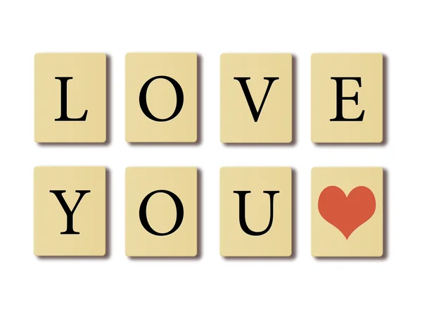 I love you. — Stock Photo, Image