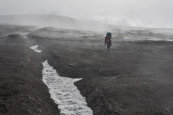 A Kamcsatkai trekking. — Stock Fotó