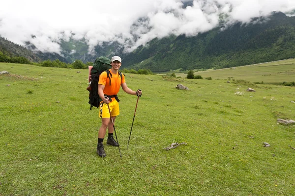 Happy hiker. — Stock Photo, Image