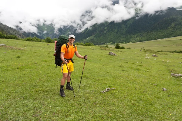 Caminante feliz . — Foto de Stock