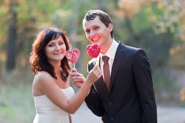 Hochzeitspaar. — Stockfoto