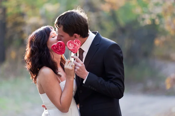 Casamento casal . — Fotografia de Stock