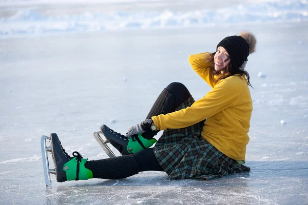 스케이트 소녀. — 스톡 사진