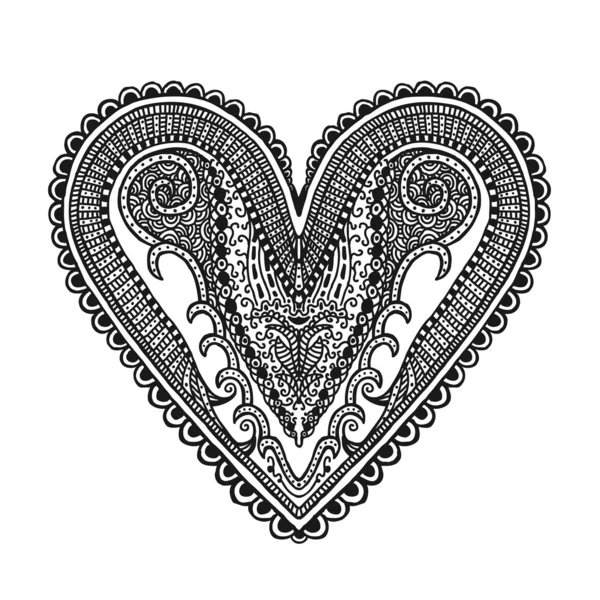 Hand drawn heart — Stock Vector