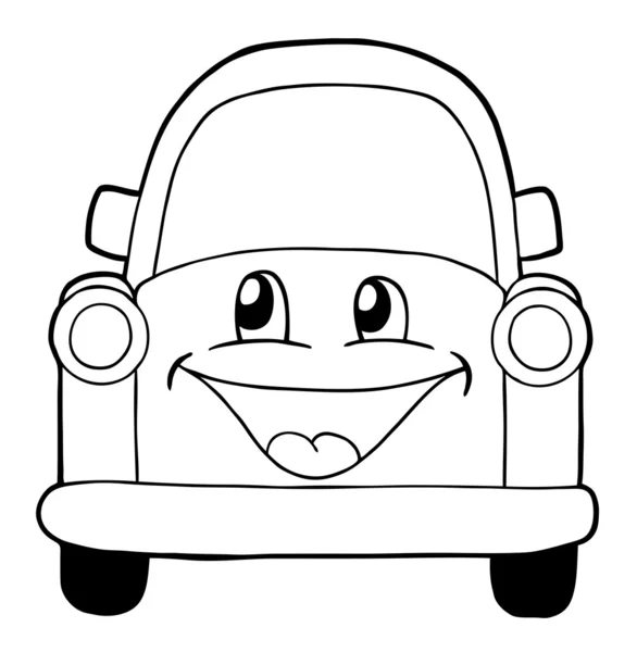 Lindo coche — Vector de stock