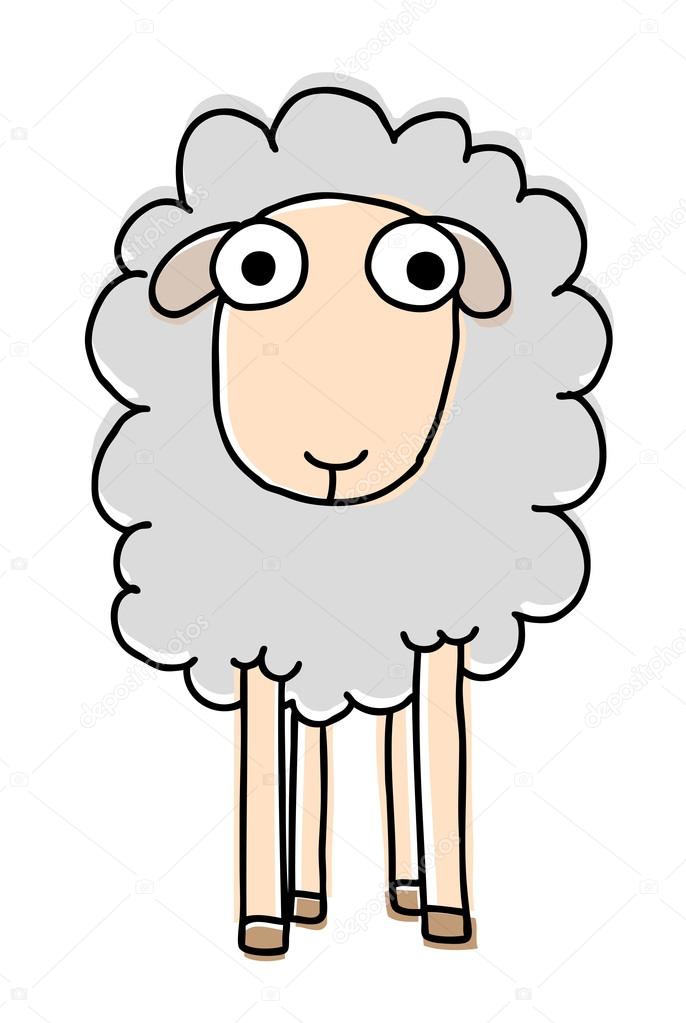 Funny sheep