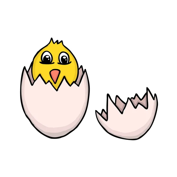 Jajko z kurczątko — Wektor stockowy