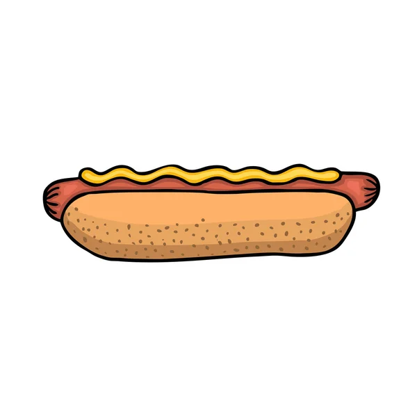 Hotdog — Stockvector