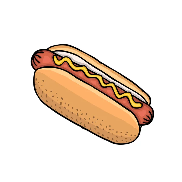 Hot-Dog — Image vectorielle