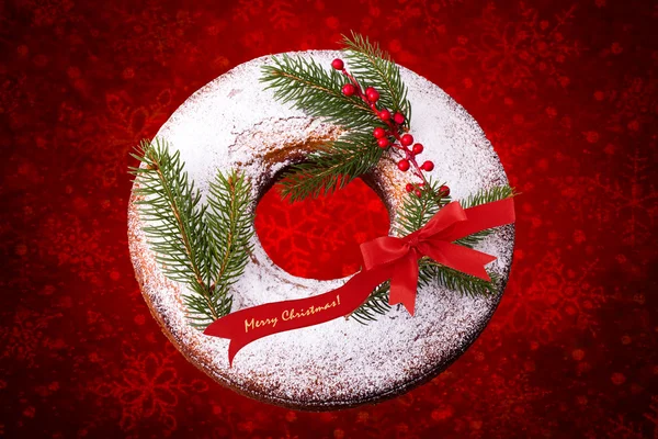 Christmas Donut — Stock Photo, Image
