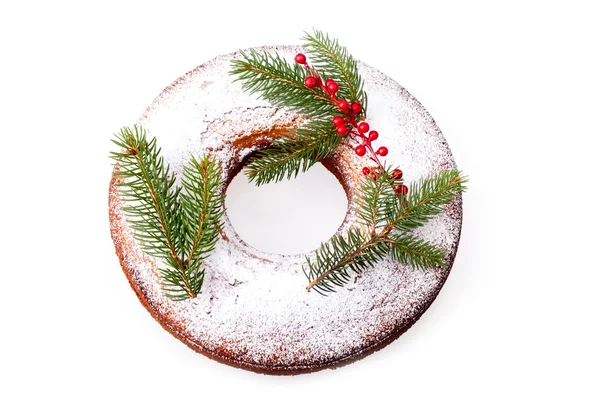 Рождественский пончик соленый — стоковое фото