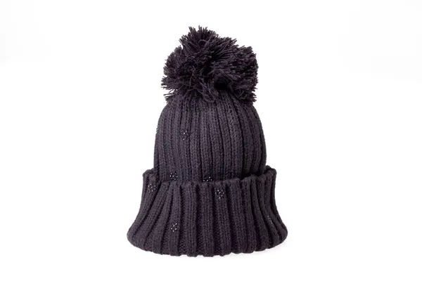 Chapeau en laine noire — Photo
