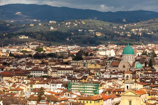 Vista de Florença com sinagoga — Fotografia de Stock