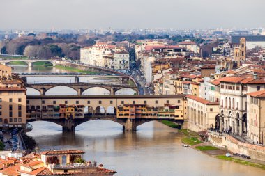 ponte Vecchio, florence görünümü