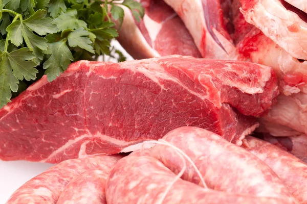 Čerstvý kus hovězího masa — Stock fotografie