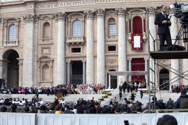 Papa francis yükleme töreni