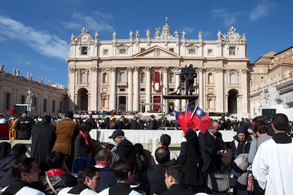 A Missa de Inauguração do Papa Francisco — Fotografia de Stock