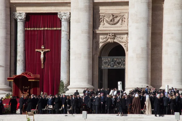 Messa inaugurale di Papa Francesco — Foto Stock