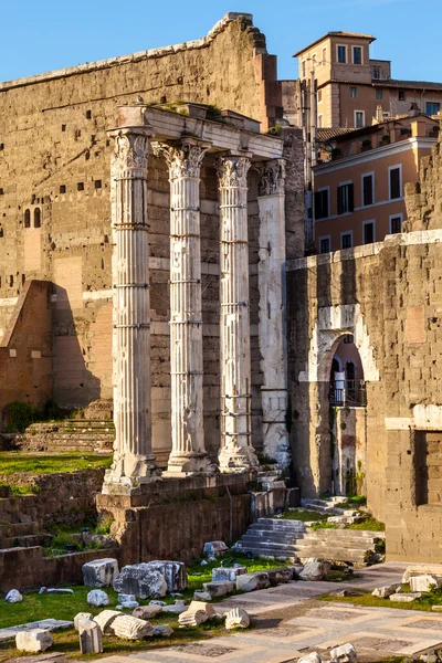 Rests Of Augustus Forum In Rome — Stock Photo, Image