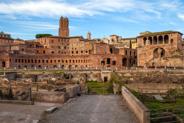 Vista dos Fóruns Imperiais, Roma — Fotografia de Stock