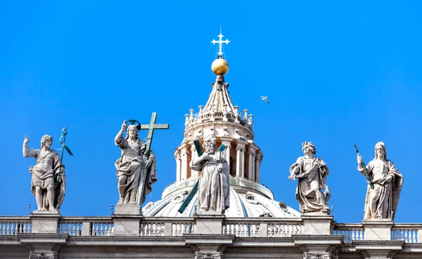 Topo da Basílica de São Pedro — Fotografia de Stock