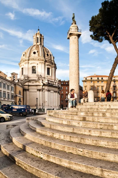 Piazza venezia, Řím, Itálie — Stock fotografie