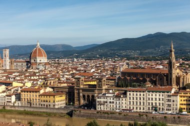 Floransa lungarno, basilica di santa croce ve duomo