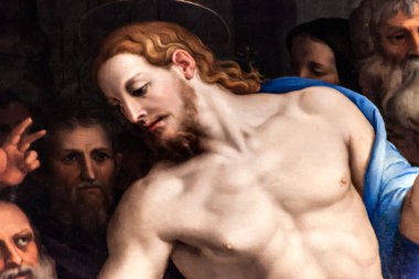İsa'nın agnolo di cosimo tarafından boyalı
