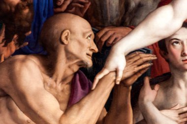 Detail Of Bronzino Painting clipart