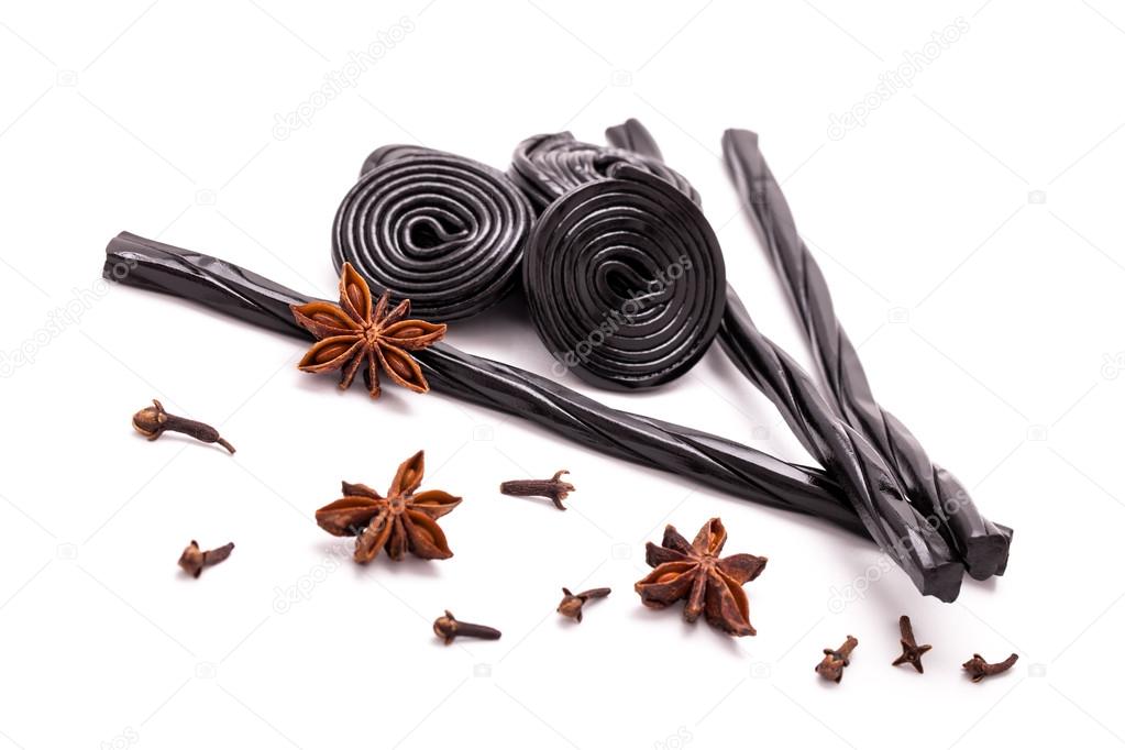 Licorice Candy, Star Anise And Cloves