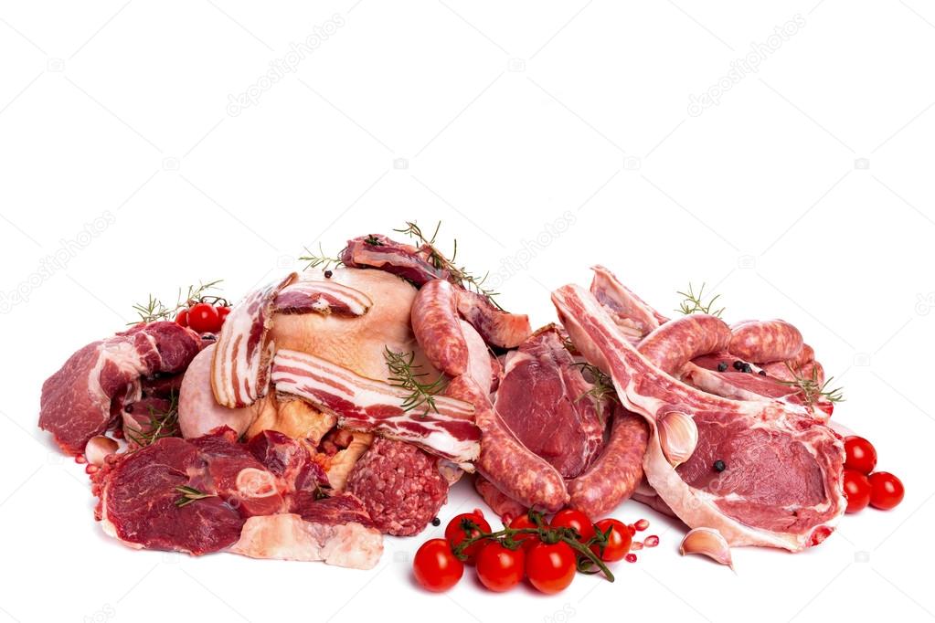 Bunch Of Raw Meat