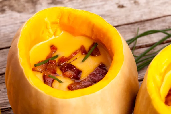Cream Of Pumpkin Soup — Stock Photo, Image