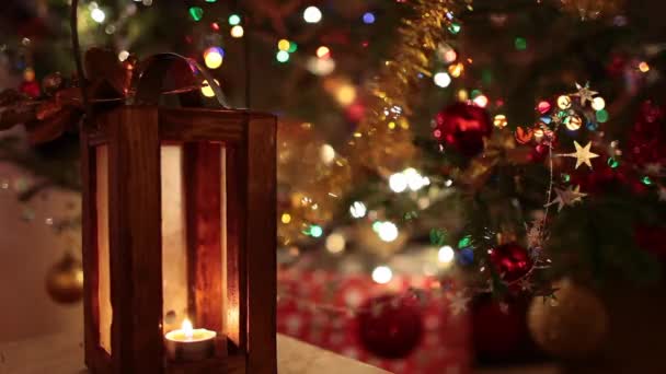 Μαγικά Χριστούγεννα φώτα — Αρχείο Βίντεο