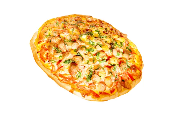 Pizza aislada — Foto de Stock