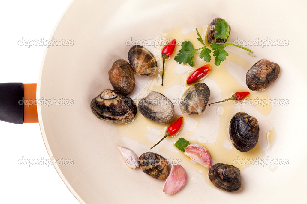 Pan With Clams