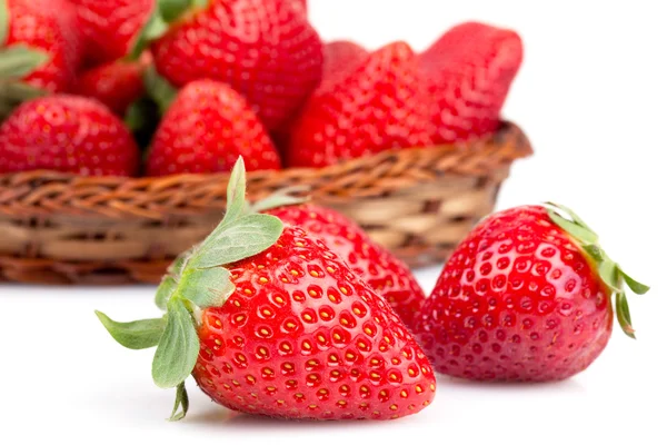 Erdbeeren Nahaufnahme — Stockfoto