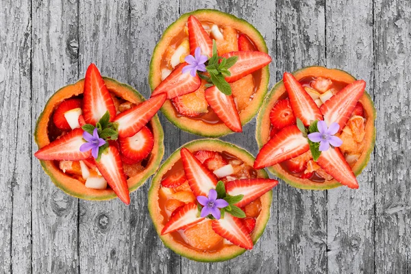 Strawberry meloner — Stockfoto