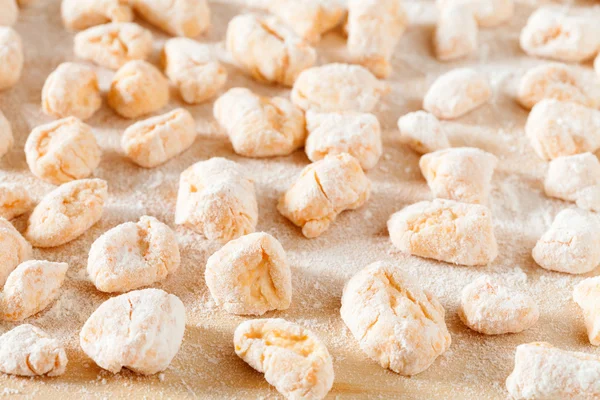 Pumpkin Gnocchi In Flour — Stock Photo, Image