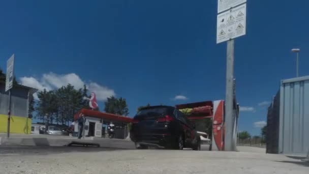 自助洗车 — 图库视频影像