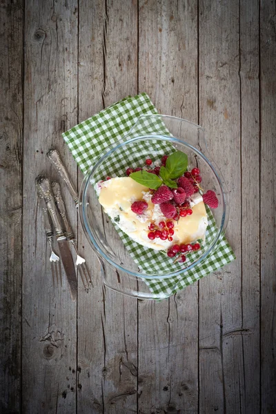 Framboesa Semifreddo — Fotografia de Stock