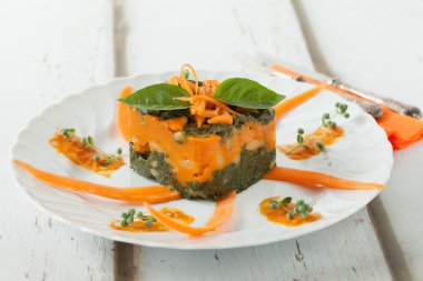 Bicolor Gnocchi Timbale