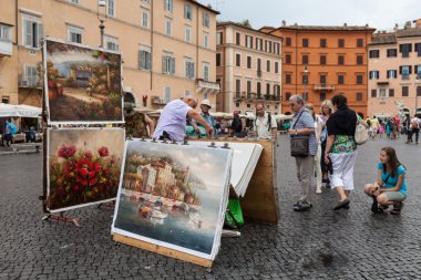 ressam navona Meydanı