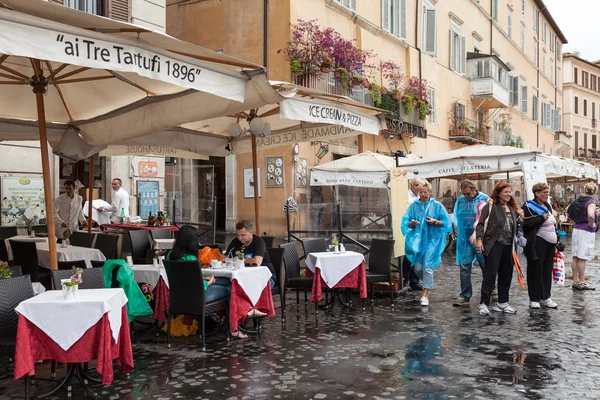 Restaurante Ai Tre Tartufi Navona Roma — Fotografia de Stock