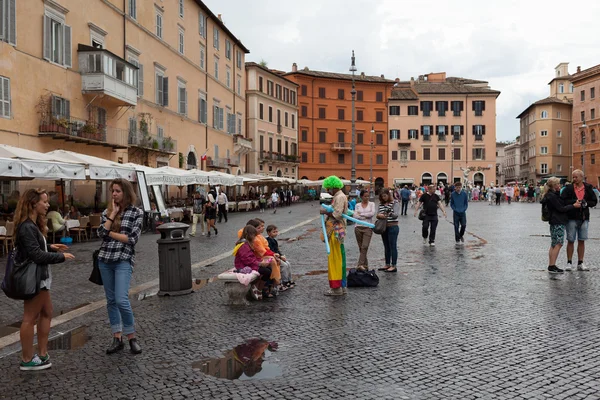 Navona Volksplein — Stockfoto