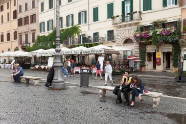 Navona Meydanı Roma İtalya