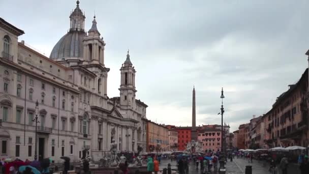 Piazza Navona — Stock video