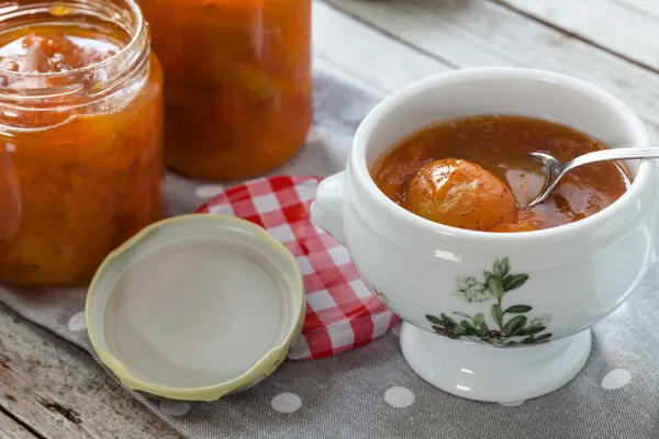 Apricots Jam — Stock Photo, Image