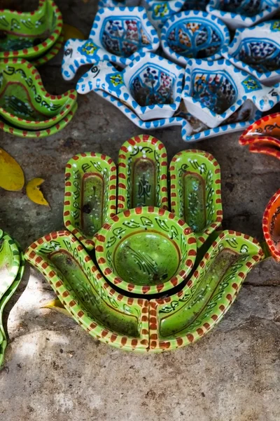 Fátima mano en el Mercado de Djerba Túnez — Foto de Stock